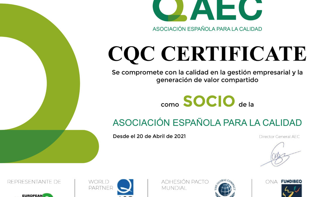 Certificación de calidad